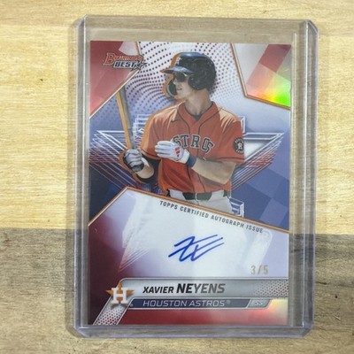 2025 Bowman's Best Xavier Neyens /5 red auto refractor🔥