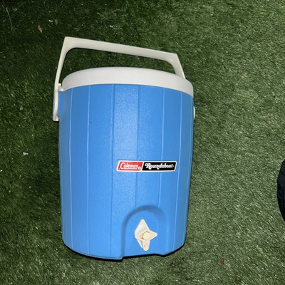 #ad Coleman Roundabout Cooler 2 77 Blue Cooler $65.00