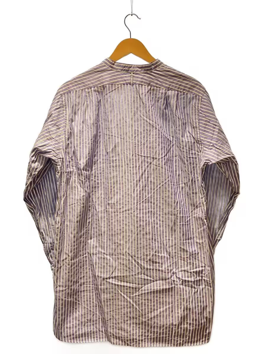 HEUGN ROB Band Collar Shirt, Long Sleeve, Cotton, Blue HEUGN ROB Band Collar Shirt, Long Sleeve, Cotton, Blue