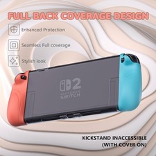 PlayVital NS2 Protective Case Shell Thumb Grips Anti-Slip for Nintendo Switch 2