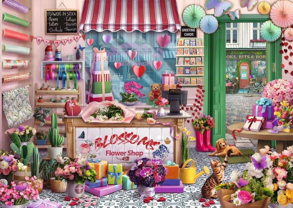 Ravensburger Blossoms Flower Shop Jigsaw Puzzle (1000 Pieces)