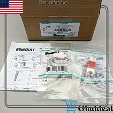 Panduit Giga TX Cat6 jack Red CJ688TGRD BOX OF 50. Free shipping！