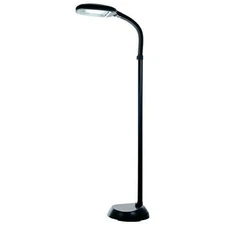5ft Sunlight Floor Lamp Black Natural Spectrum White Reading Light Therapy