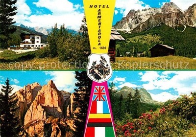 San Cassiano Badia Hotel Armentarola Landschaftspanorama Dolomiten