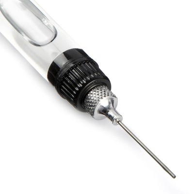 Refillable Needle Precision Pin Point Lube Systems Oiler + Oil with Pocket...