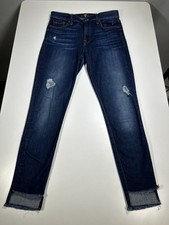 7 For All Mankind Jeans Women  s 27 Dark Blue The Ankle Skinny