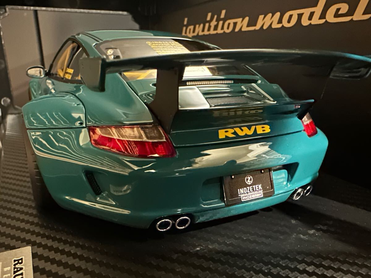 1/18 IG3249 RWB 997 Green ignition model Porsche RAUH-Welt 1/18 IG3249 RWB 997 Green ignition model Porsche RAUH-Welt