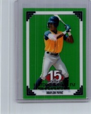Braylon Payne 2025 Leaf National NSCC Baseball 1/1 Pre Production Proof