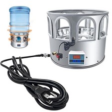 Heated Chicken Waterer - 5 Gallon Metal Base With Temperature Indicator for