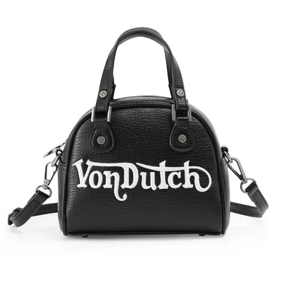 Von Dutch Chopper Cross Bowling Bag-Black and White
