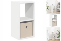 Nachttisch Nachtschrank Nachtkommode Weiß 25,5X22X49,5 Cm Spanplatte