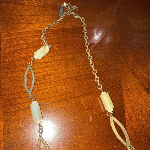 JAN MICHAELS San Francisco Jade Colgante Collar Ónix 36" Cadena y Latón Acentos - Imagen 11 de 17