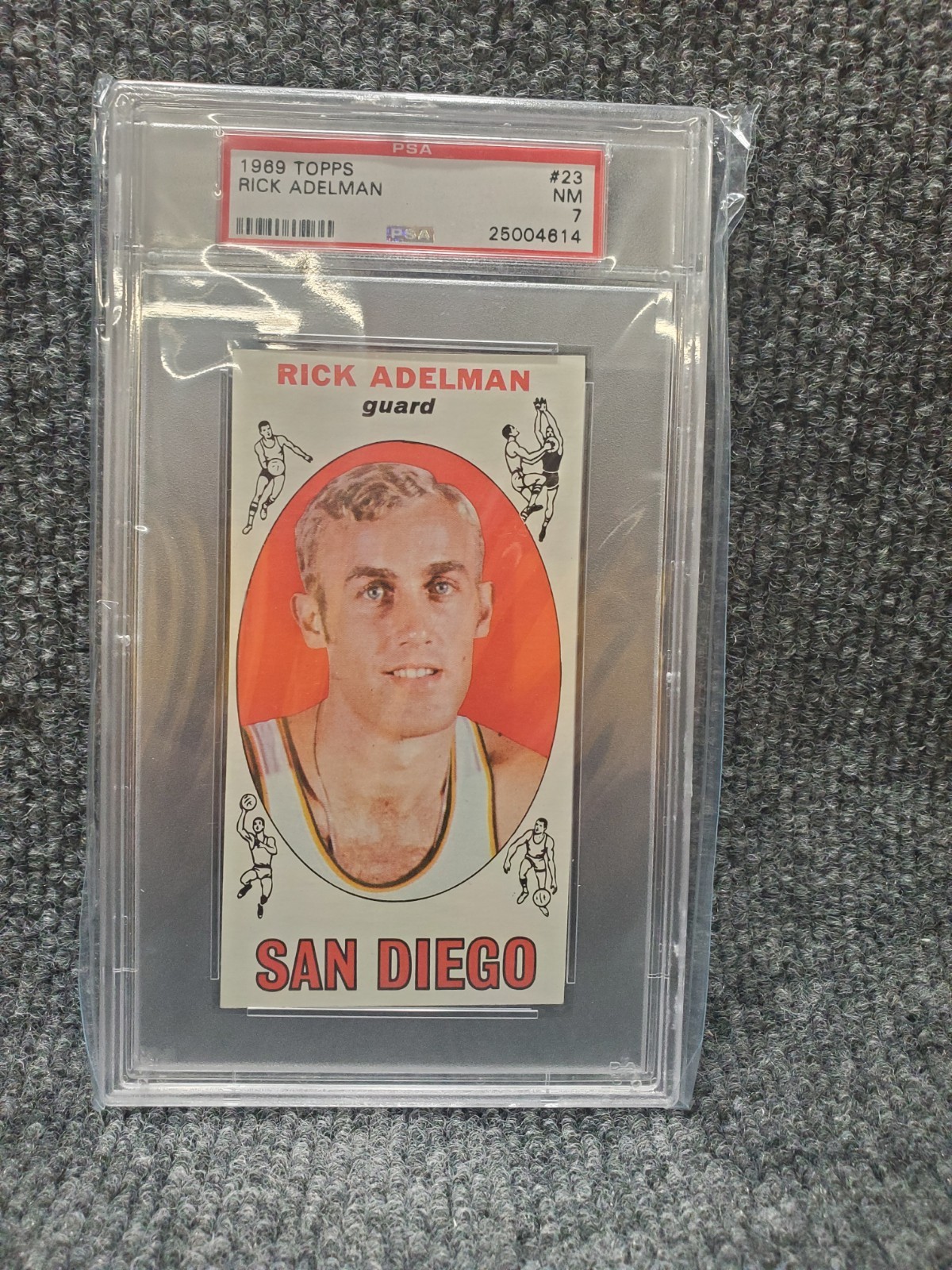 1969-70 Topps #23 Rick Adelman RC PSA 7 NM SET BREAK ALL 99 ARE LISTED