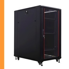 Netzwerkschrank 19" Serverschrank 27 HE BxT 800x1000 mm Sichttür Unmontiert Rack