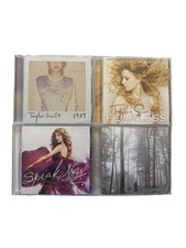 Taylor Swift 4 CD Bundle Set Fearless Folklore Speak Now 1988
