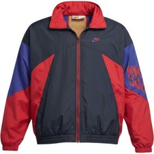 Vintage Nike Windbreaker Jacket Kids XL 18/20 Navy Red Purple Colorblock Zip Up