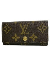 LOUIS VUITTON Multicle 4 Monogram Canvas BRW Canvas BRW Monogram Men's