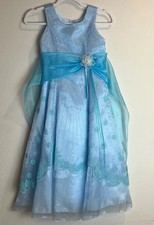 Girls Blue Bridal Party Formal Dress Size 10