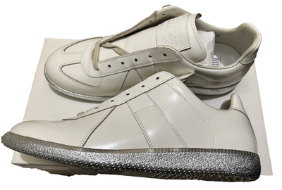 MAISON MARGIELA 22 Replica low silver sole sneakers size EU 42