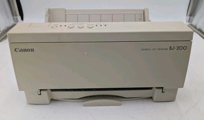 Canon Bubble Jet Printer Model BJ-200e, UNTESTED