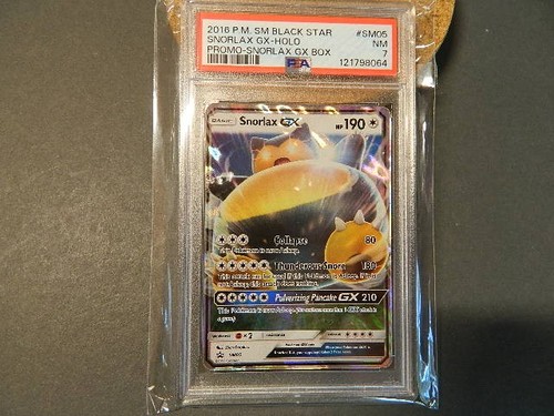 Snorlax-GX graded PSA 7 for sale on eBay