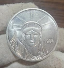 1985 1 oz Engelhard Rare MTB Liberty Trade Silver Round Low Mintage Scruffy