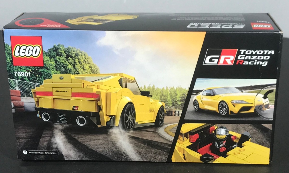 LEGO Speed Champions TOYOTA GR SUPRA 76901 Yellow Sports Car