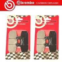 Brembo Carbon Keramische BremsbeläGe Vorne FüR Aprilia Scarabeo 400 2007