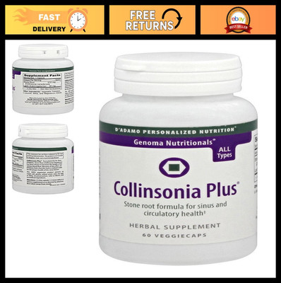 Collinsonia Plus 60 Vcaps - Herbal Supplement for Digestive Health & Wellness