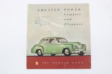 1950s Factory Brochure For The Humber Hawk