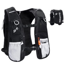 Sportneer Hydration Backpack: Running Vest with Reflective Strips -Lightweigh...