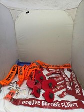 Usuń przed lotem etykiety i pokrowce na wloty partia sprzęt bezpieczeństwa samolotu używany lot-1208