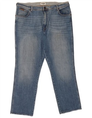 Wrangler Herren Texas Straight Jeans W40 L32 Blau Baumwolle BT21