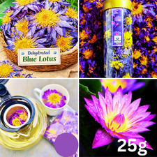 25g Dried Blue Lotus Whole Flower - Natural Nymphaea Caerulea for Luxury Spa Bat