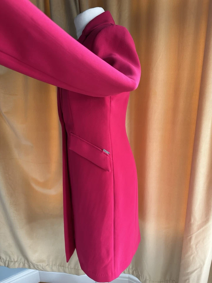 Guess Pink Fuchsia Trench Coat Size S / 8/10 New with tags - Image 4 of 4