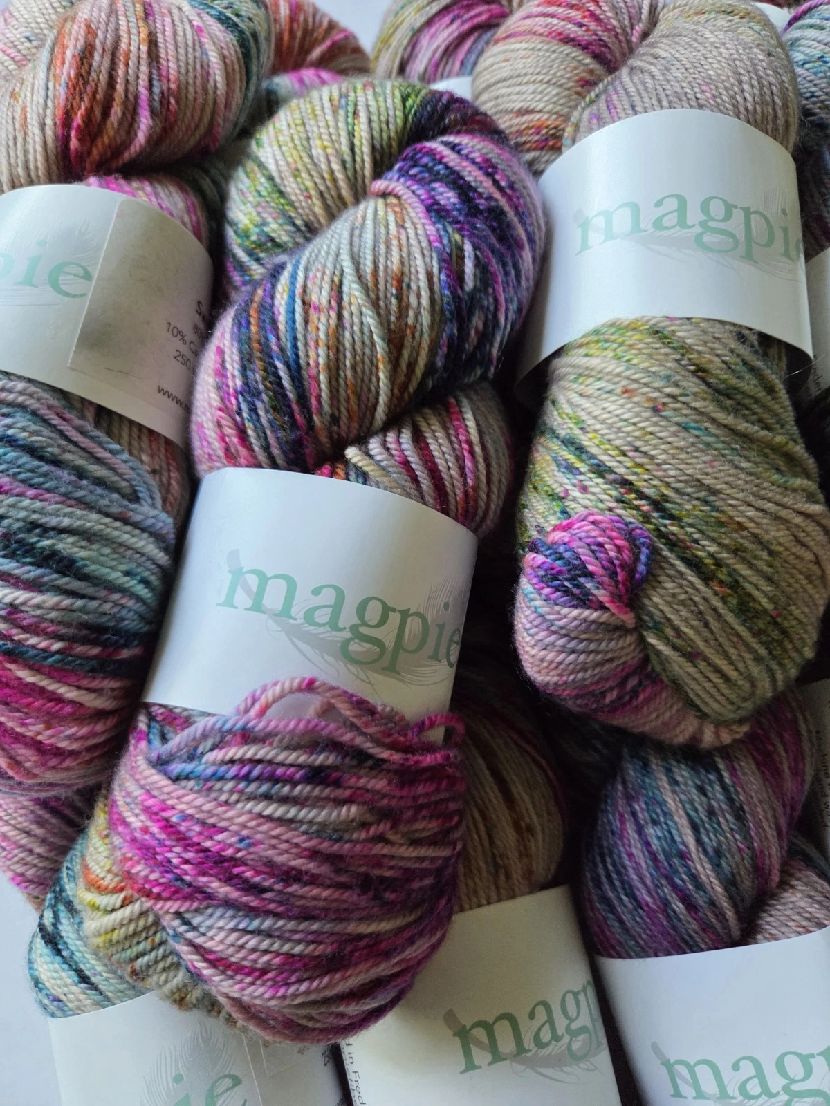 Magpie Fibers Swanky DK • SW Merino/Cashmere/Nylon • High Line • 115g/250yds image 2