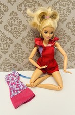 Barbie Made to Move Doll Articulated Fully Poseable Blonde With Clothes B4