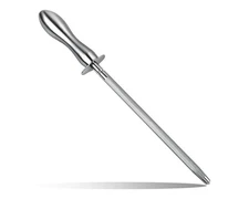 Honing Steel Kitchen Knife Sharpener Rod 12 Inch Sharpening Steel for Knives ...