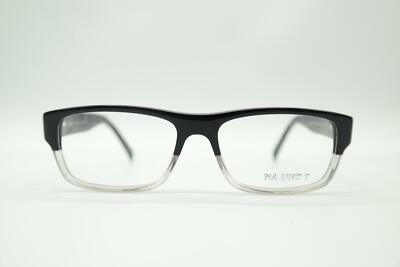 Vintage Marion Ramm Na Und? 31 Schwarz Transparent oval Brille eyeglasses NOS
