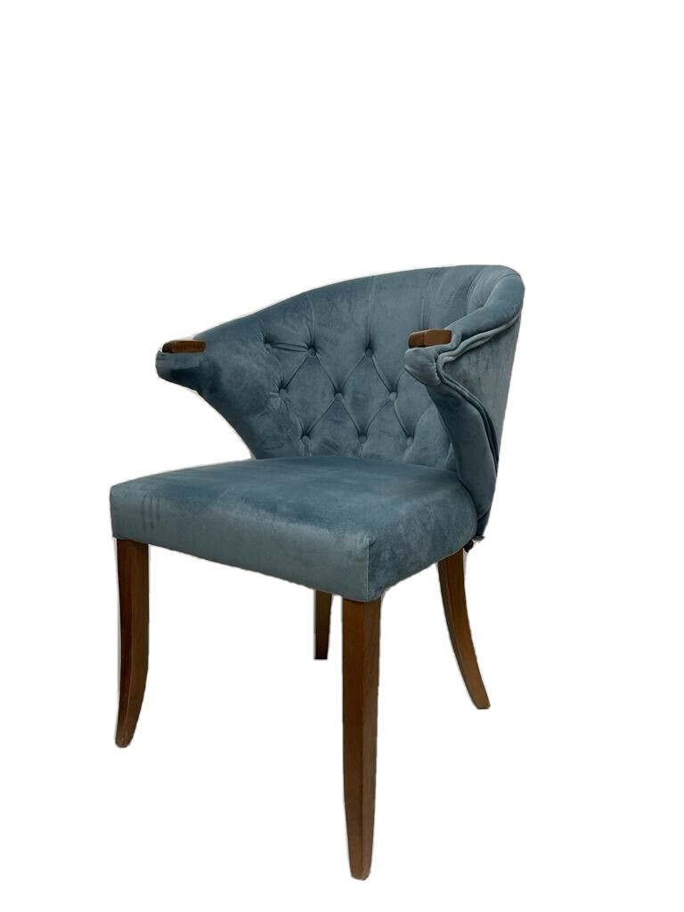 Essstuhl Esszimmerstuhl Stuhl Sessel Polsterstuhl Polo Gastro Hellblau NEU