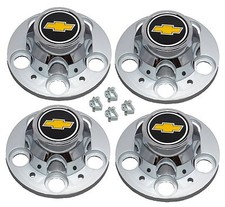 1977-1995 Chevrolet 1500 Silverado Suburban Blazer Wheel Center Cap Set New
