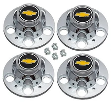 1977-1995 CHEVROLET 1500 SILVERADO SUBURBAN BLAZER Wheel Center Cap SET NEW