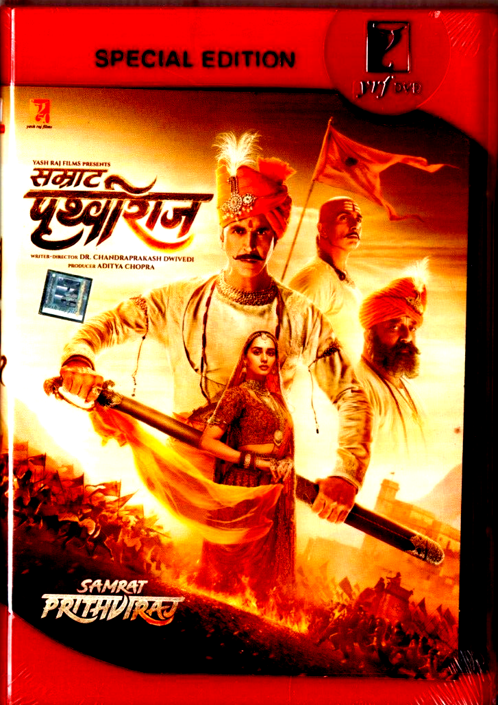 SAMRAT PRITHVIRAJ - AKSHAY KUMAR- 2022 Bollywood Movie DVD Multi Subtitles