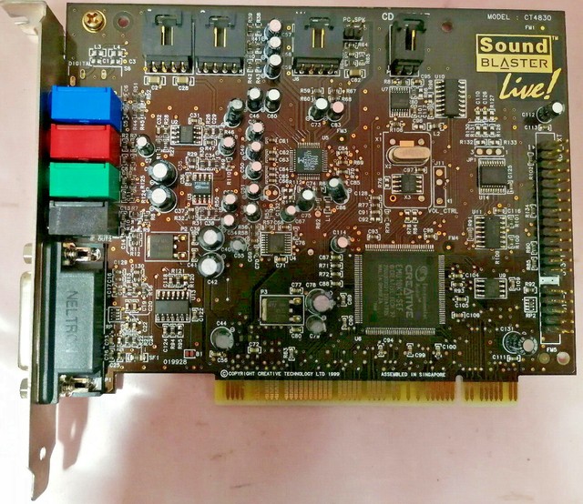 Creative Labs Sound Blaster Live CT4830 Audio Sound Card | eBay