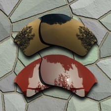 Bronze Copper Brown Lenses Replacement For-Oakley Half Jacket 2.0 XL Polarized