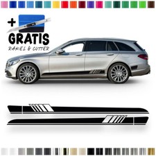 Auto Seitenstreifen, Aufkleber-Set komp. mit Mercedes C-Klasse S205 Edition One