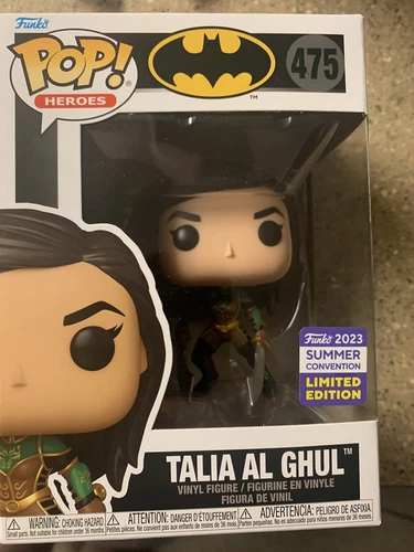 Funko Pop Heroes #475 Talia Al Ghul Batman DC 2023 SDCC Shared Summer Con 