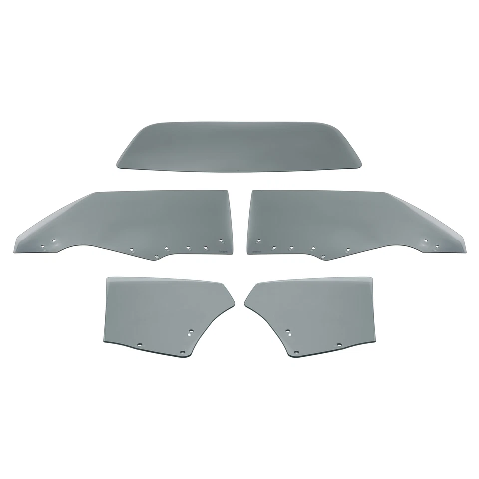 For Chevrolet Chevelle 1970-1972 2Door Rear & Side Dark Door Window Glass 5PCs - Image 2 of 4