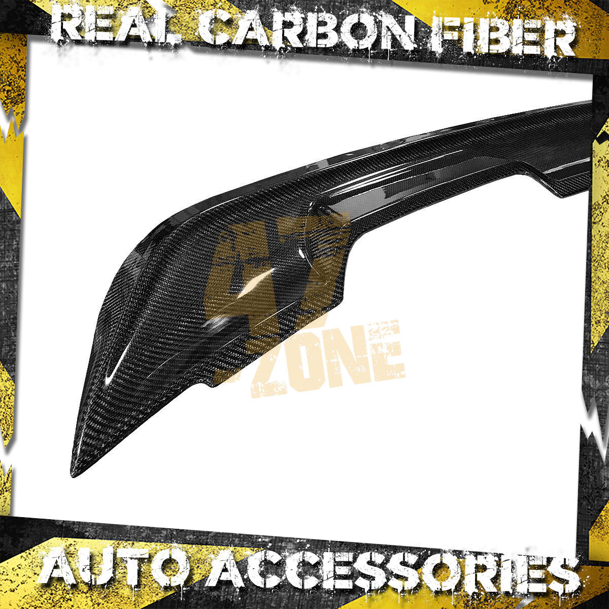 For 15-23 Mustang Carbon Fiber Spoiler GT500 Style Real Carbon Fiber