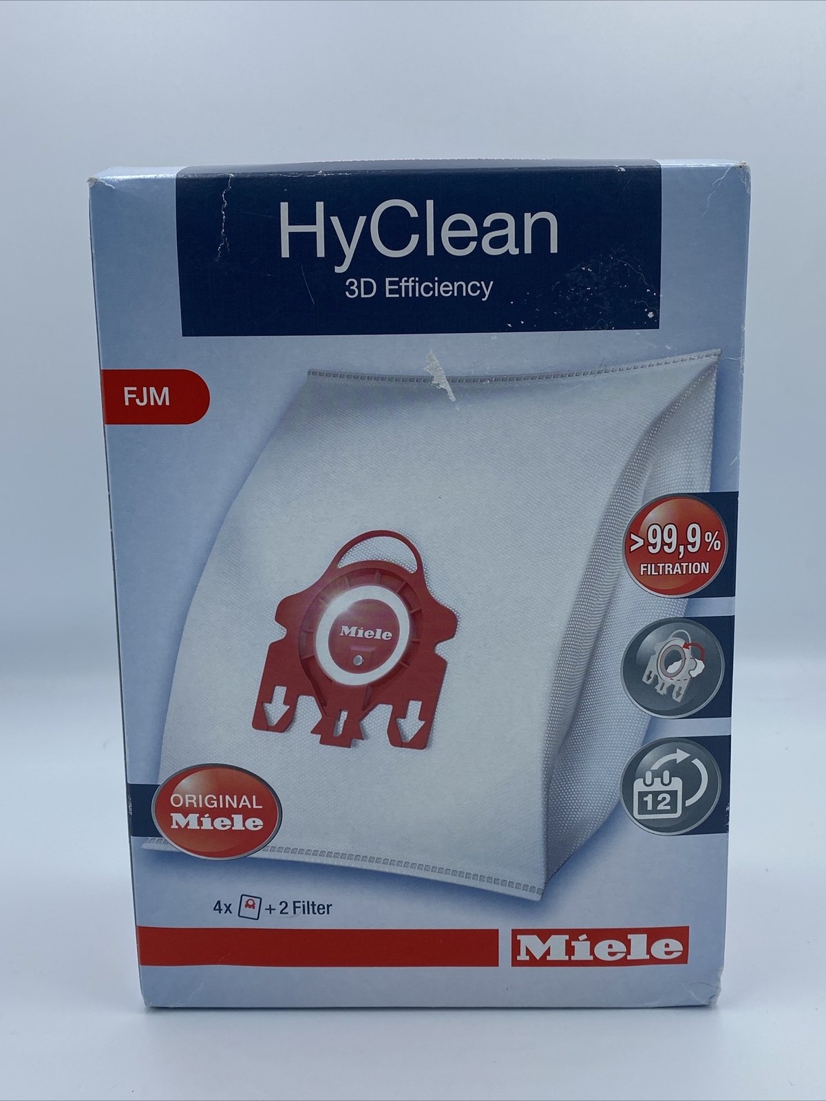 Bolsa De Polvo Miele AirClean Con Eficiencia 3D, Tipo FJM, 4 Bolsas Y 2